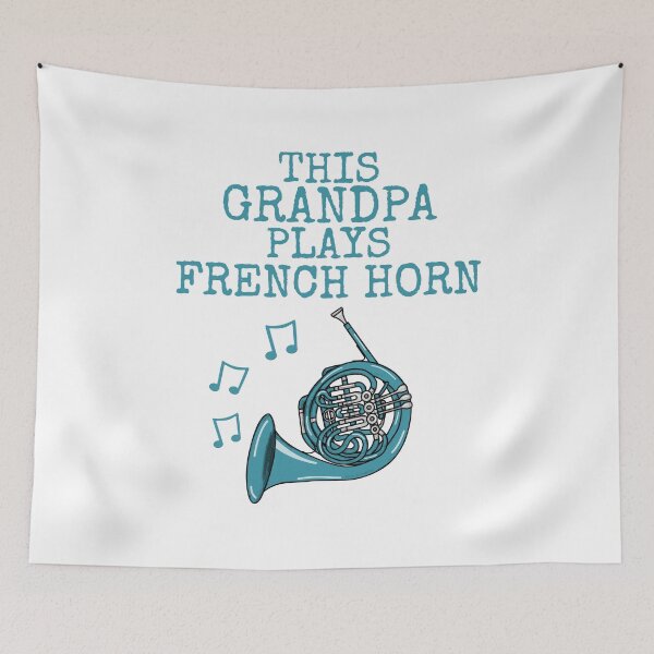 Item preview, This Grandpa Plays French Horn, Brass Musician Father's Day designed and sold by doodlerob.