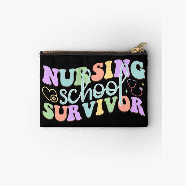 Item preview, Nursing school survivor retro designed and sold by MarigoldandLily.