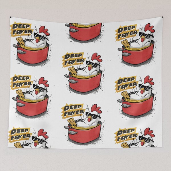 Item preview, " Deep Fryer Chicken " designed and sold by RaviSinghUbhi.