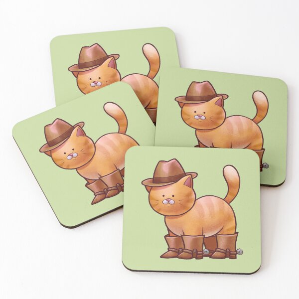 Item preview, Orange Tabby Cowboy designed and sold by minatangerina.