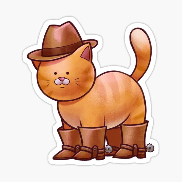 Item preview, Orange Tabby Cowboy designed and sold by minatangerina.