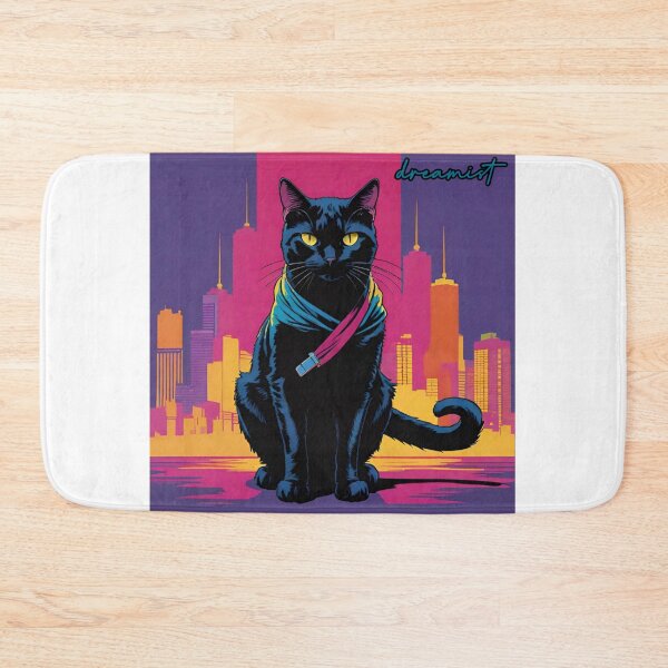 Item preview, Black cat Retro  designed and sold by DreamistStore.