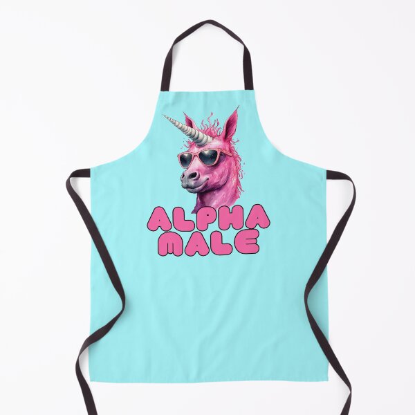Item preview, Ironic Alpha Male Weirdcore Cool Pink Unicorn designed and sold by WickedFairySt.