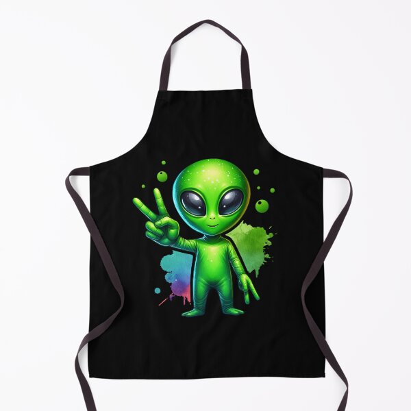 Item preview, Peaceful Baby Green Alien designed and sold by foilhat.