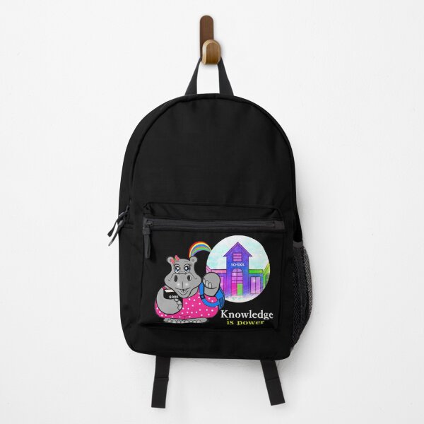 Item preview, Cute Hippo going to chool - knowledge is power designed and sold by Shirley cute art .