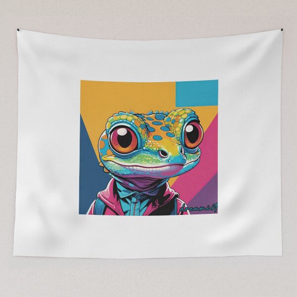 Artikelvorschau, Gecko Retro entworfen und verkauft von DreamistStore.