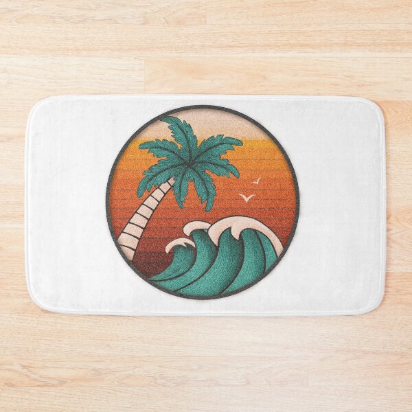 Item preview, Retro Beach Sunset: Waves of Nostalgia designed and sold by Goopis.