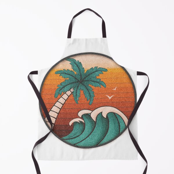 Item preview, Retro Beach Sunset: Waves of Nostalgia designed and sold by Goopis.