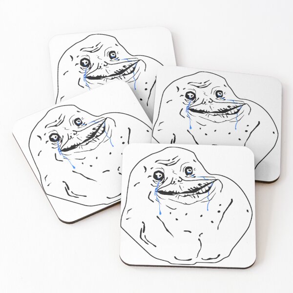 Item preview, Forever Alone Meme designed and sold by Flying Penguins.