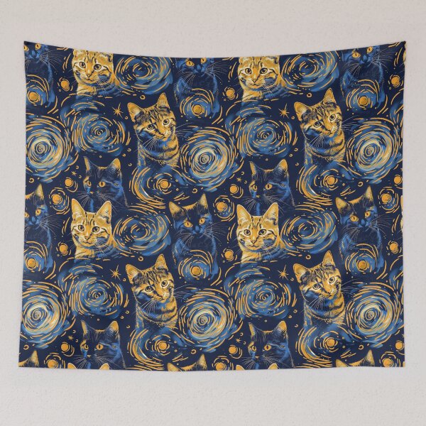 Item preview, Starry Cats designed and sold by SmallOwlDesign.