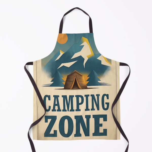 Item preview, Vintage Camping Zone Poster: Classic Hiking Art for Outdoor Enthusiasts designed and sold by Ceemko's Vintage Corner.