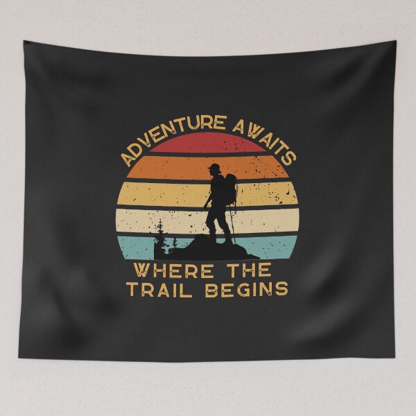 Item preview, Adventure Awaits Where The Trail Begins TShirt  designed and sold by TheHipGypsea.
