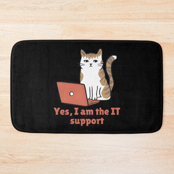 Item preview, Funny IT Support Cat - Tech Humor Design. Gift for IT/tech support professionals. designed and sold by Unitepeople.