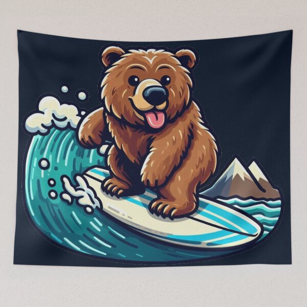 Item preview, Bear Surfing -   Prodigious designed and sold by Shtex.