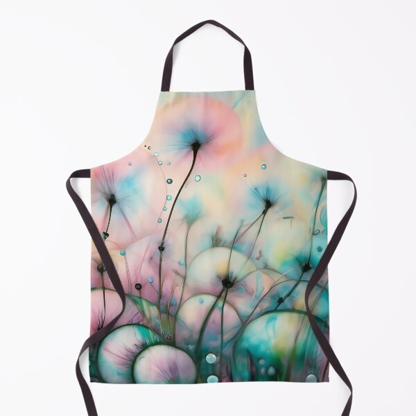 Item preview, Illustration Dandelion Field In Abstract Style With Bubbles designed and sold by kuralesya.