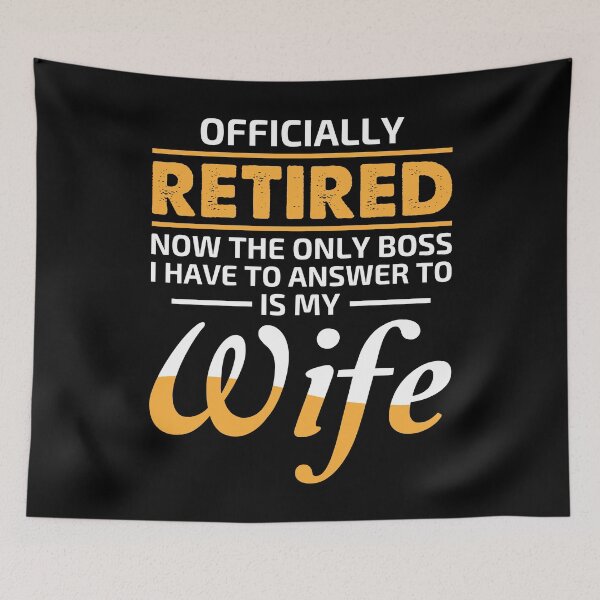 Item preview, Retired Husband gift from Wife Funny Retirement Gift  designed and sold by PrntqTreasures.