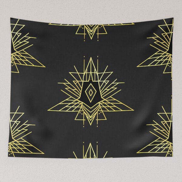 Item preview, Golden Abstract Cyberpunk designed and sold by Chubuter.