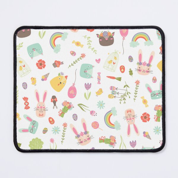 Item preview, Colorful Easter Clipart Pattern designed and sold by Chloes-drawings.