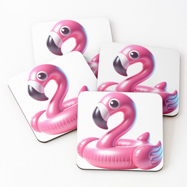 Item preview, Neon Pink Flamingo Floatie designed and sold by Croneandquill.