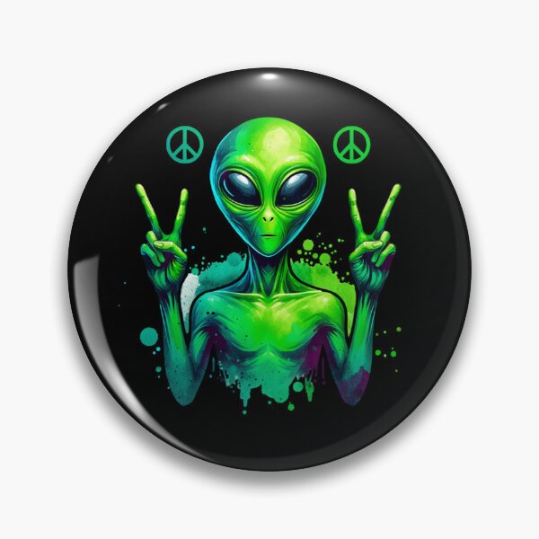 Item preview, Hippie Alien    designed and sold by foilhat.