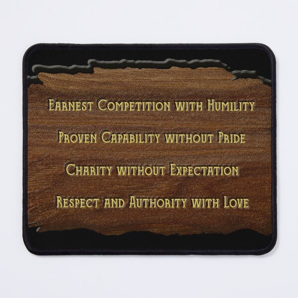 Item preview, AN HONORABLE LIFE MANTRA designed and sold by THE AMERICAN TEEVANGELIST.