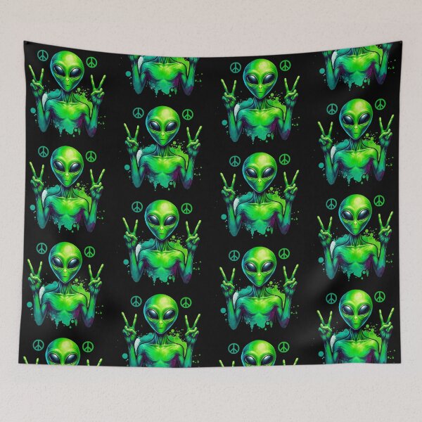 Item preview, Hippie Alien    designed and sold by foilhat.
