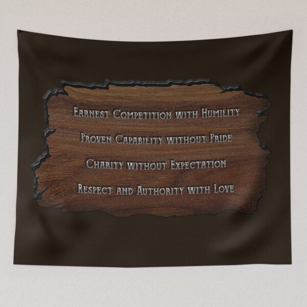 Item preview,  AN HONORABLE LIFE MANTRA designed and sold by THE AMERICAN TEEVANGELIST.