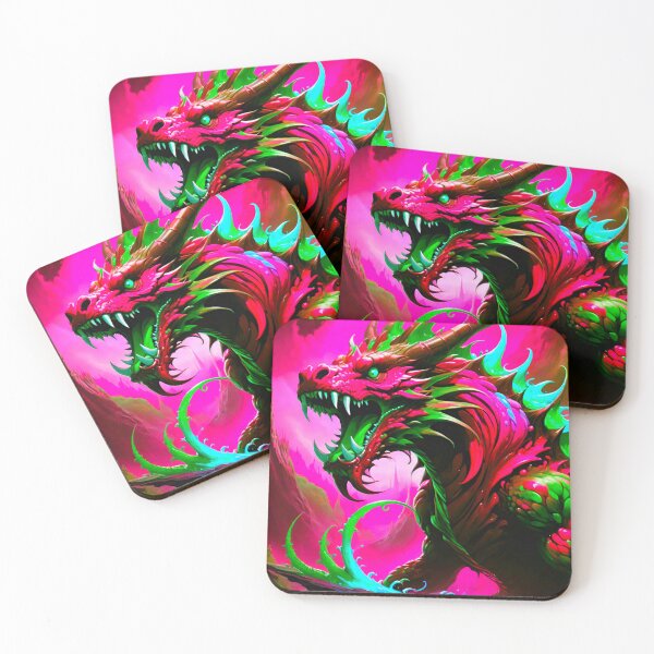 Item preview, Spectrum Majesty: Bright Multicolored Fantasy Creature designed and sold by GrizzlyCollective.