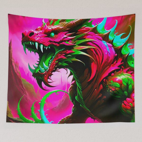 Item preview, Spectrum Majesty: Bright Multicolored Fantasy Creature designed and sold by GrizzlyCollective.