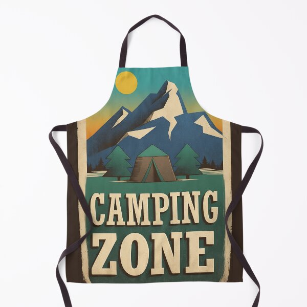 Item preview, Classic Camping Zone Poster: Vintage Hiking Design for Outdoor Lovers designed and sold by Ceemko's Vintage Corner.