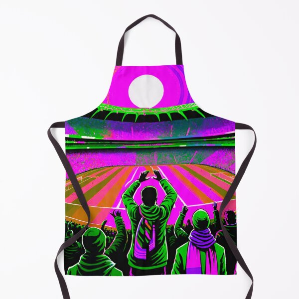 Item preview, Vibrant Stadium: Colorful Soccer Fans designed and sold by GrizzlyCollective.