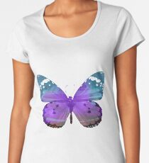 Butterfly in Spring Premium Rundhals-Shirt