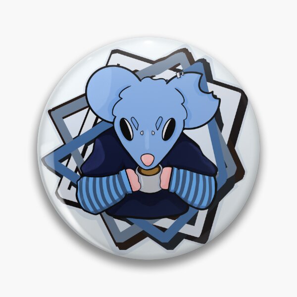 Artikelvorschau, Blue Coffee Drinking Rat With a wee Edge entworfen und verkauft von ClownishBumble.