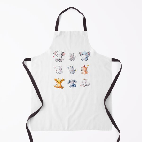 Item preview, Cute Animal Stickers designed and sold by fluidwatercolor.