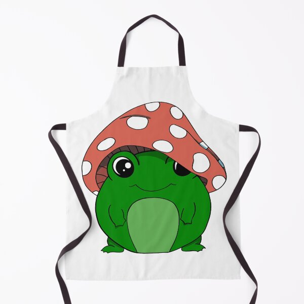 Item preview, Cute Frog with Mushroom Hat designed and sold by Batmantis275.
