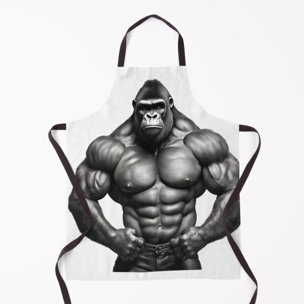 Item preview, muscled Gorilla designed and sold by Fitness Zone.
