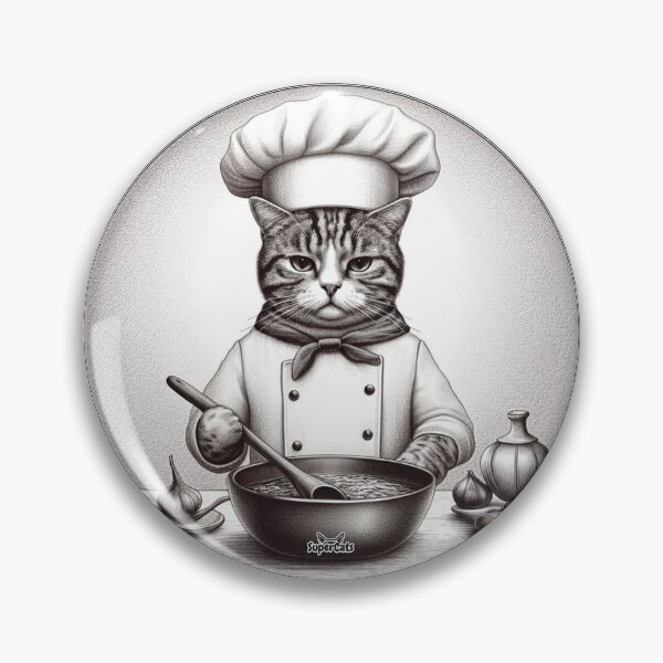 Item preview, Cat chef designed and sold by Superponey.