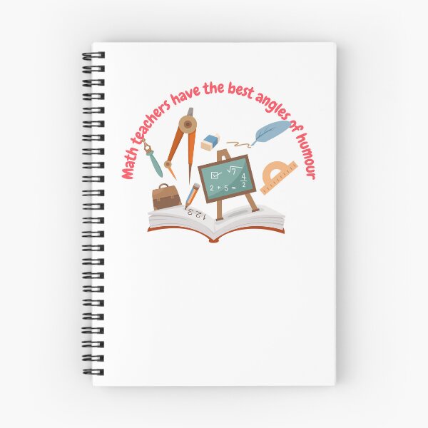 Item preview, Math teachers have the best angles of humour, funny math designed and sold by NoetherSym.