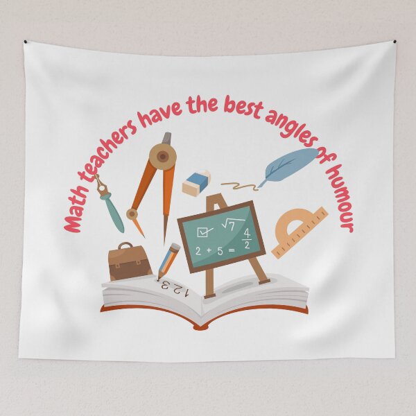 Item preview, Math teachers have the best angles of humour, funny math designed and sold by NoetherSym.