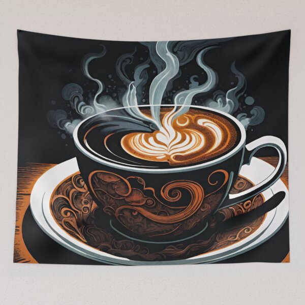 Item preview, Aromatic Brew: Cup of Coffee designed and sold by GrizzlyCollective.