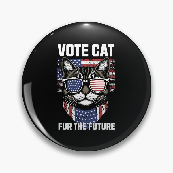 Item preview, Vote Cat Fur The Future Political Cat For President designed and sold by TnTzDesigns.