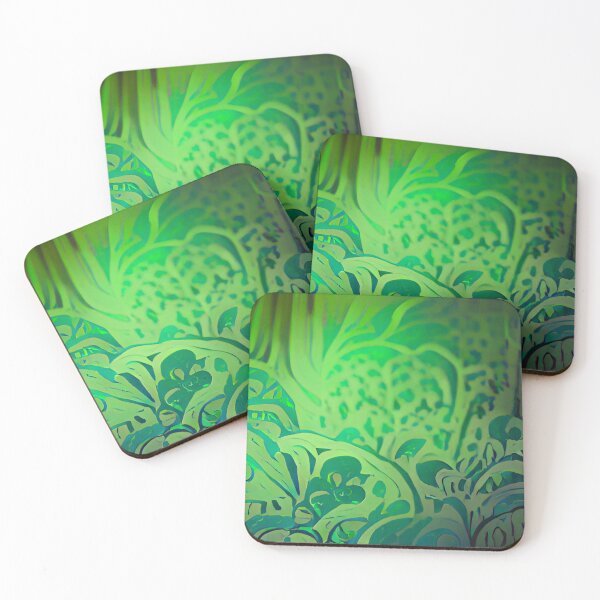 Item preview, Emerald Elegance: Green Swirls designed and sold by GrizzlyCollective.