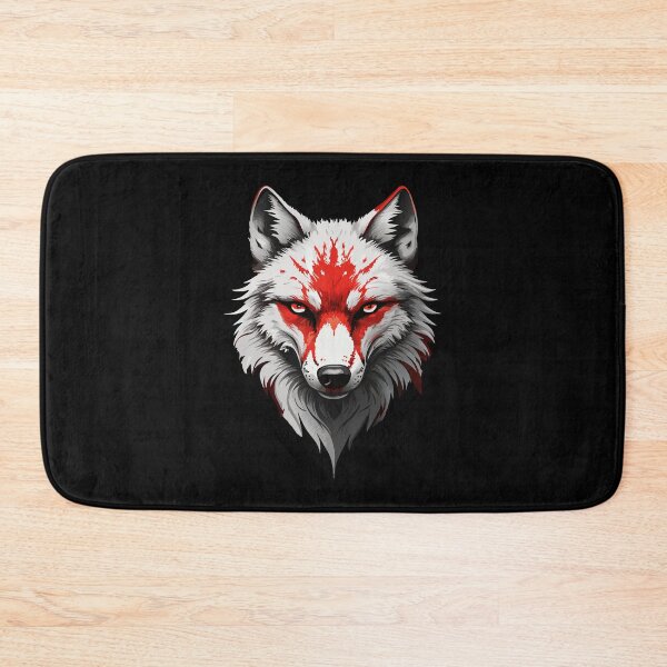 Item preview, A wolf with a bloody face - cool wolf design. designed and sold by ReneMM.