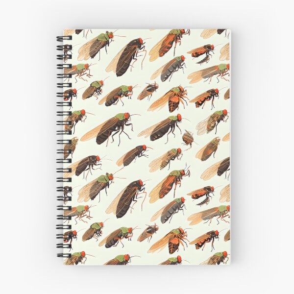 Item preview, Retro Insect Pattern with Green and Red Accents designed and sold by VoyteksDesigns.
