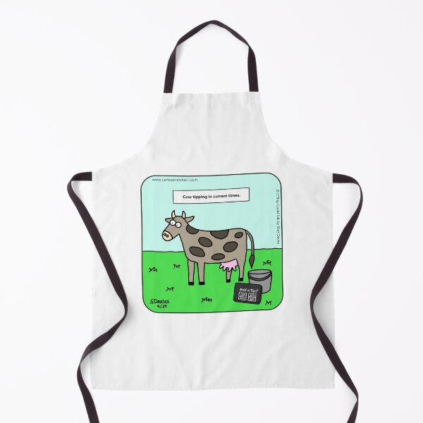 Item preview, Cow Tipping Cartoon designed and sold by CartoonistSheri.
