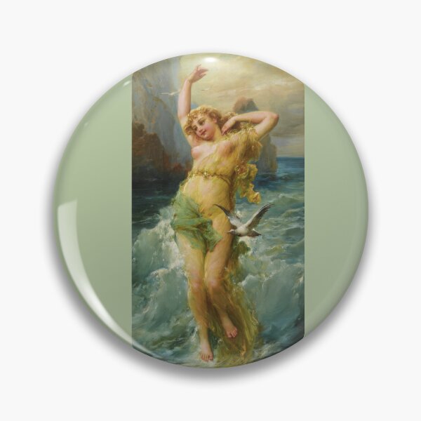 Item preview, Water Nymph by Austrian Painter   Laurent Joseph Daniel Bouvier  designed and sold by TeeARTHY.