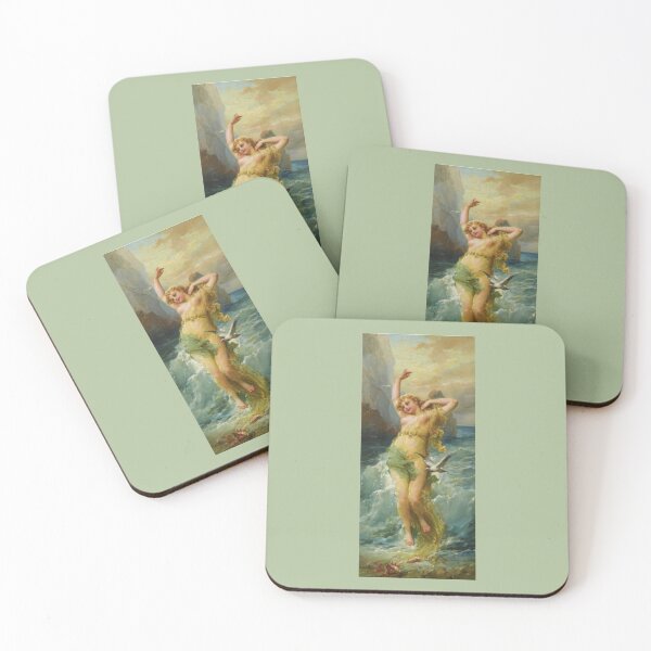 Item preview, Water Nymph by Austrian Painter   Laurent Joseph Daniel Bouvier  designed and sold by TeeARTHY.