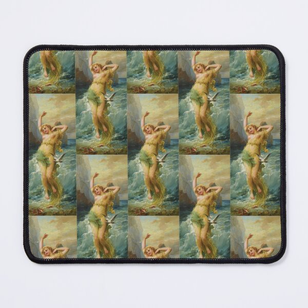 Item preview, Water Nymph by Austrian Painter   Laurent Joseph Daniel Bouvier  designed and sold by TeeARTHY.