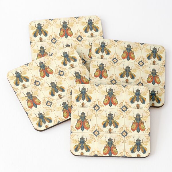 Item preview, Vintage Insect Pattern with Ornate Design designed and sold by VoyteksDesigns.