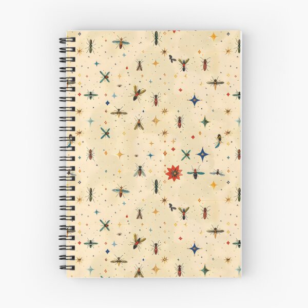 Item preview, Colorful Vintage Insect Pattern designed and sold by VoyteksDesigns.